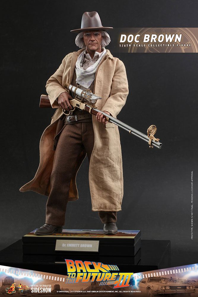 Zurück in die Zukunft III Movie Masterpiece Actionfigur 1/6 Doc Brown 32 cm