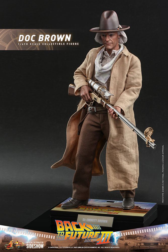 Zurück in die Zukunft III Movie Masterpiece Actionfigur 1/6 Doc Brown 32 cm