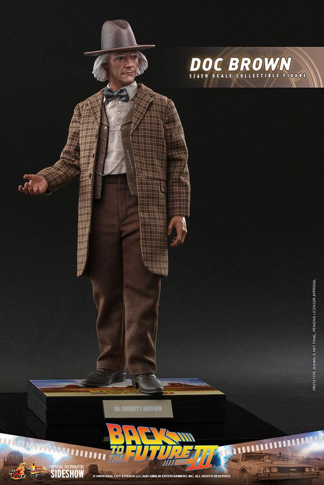 Zurück in die Zukunft III Movie Masterpiece Actionfigur 1/6 Doc Brown 32 cm