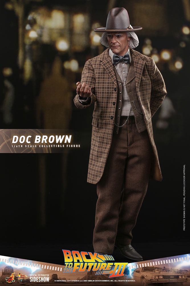 Zurück in die Zukunft III Movie Masterpiece Actionfigur 1/6 Doc Brown 32 cm