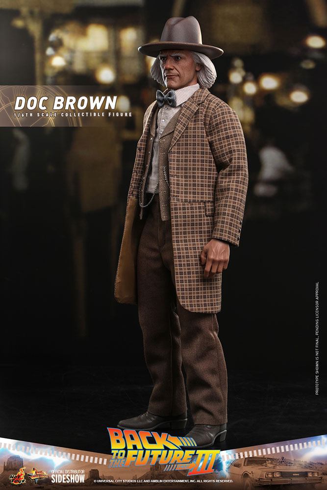 Zurück in die Zukunft III Movie Masterpiece Actionfigur 1/6 Doc Brown 32 cm