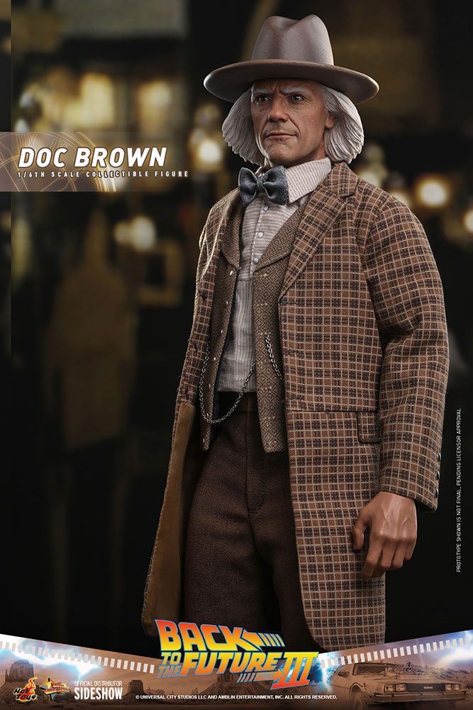 Zurück in die Zukunft III Movie Masterpiece Actionfigur 1/6 Doc Brown 32 cm