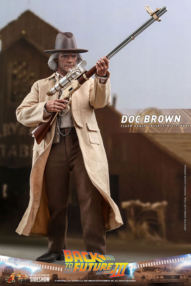 Zurück in die Zukunft III Movie Masterpiece Actionfigur 1/6 Doc Brown 32 cm