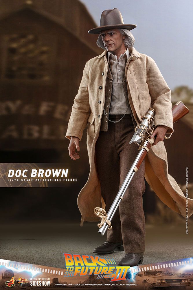 Zurück in die Zukunft III Movie Masterpiece Actionfigur 1/6 Doc Brown 32 cm