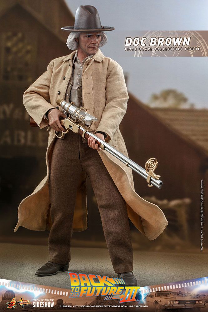Zurück in die Zukunft III Movie Masterpiece Actionfigur 1/6 Doc Brown 32 cm