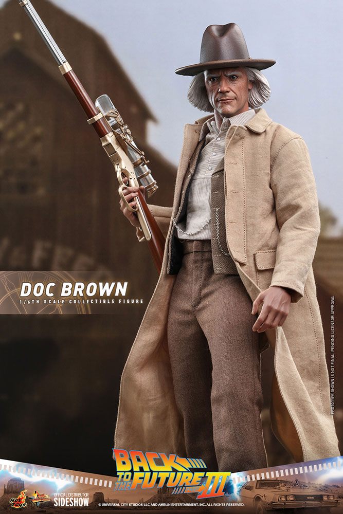 Zurück in die Zukunft III Movie Masterpiece Actionfigur 1/6 Doc Brown 32 cm