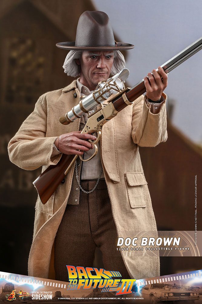 Zurück in die Zukunft III Movie Masterpiece Actionfigur 1/6 Doc Brown 32 cm