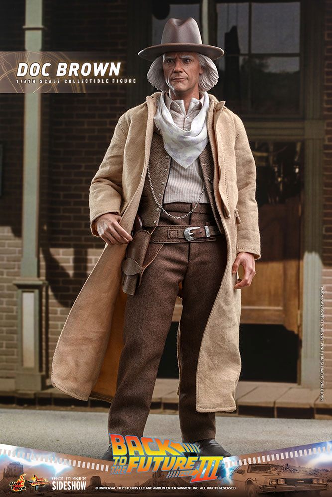 Zurück in die Zukunft III Movie Masterpiece Actionfigur 1/6 Doc Brown 32 cm