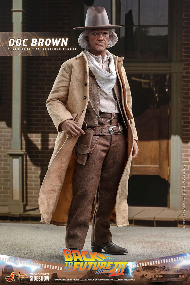 Zurück in die Zukunft III Movie Masterpiece Actionfigur 1/6 Doc Brown 32 cm