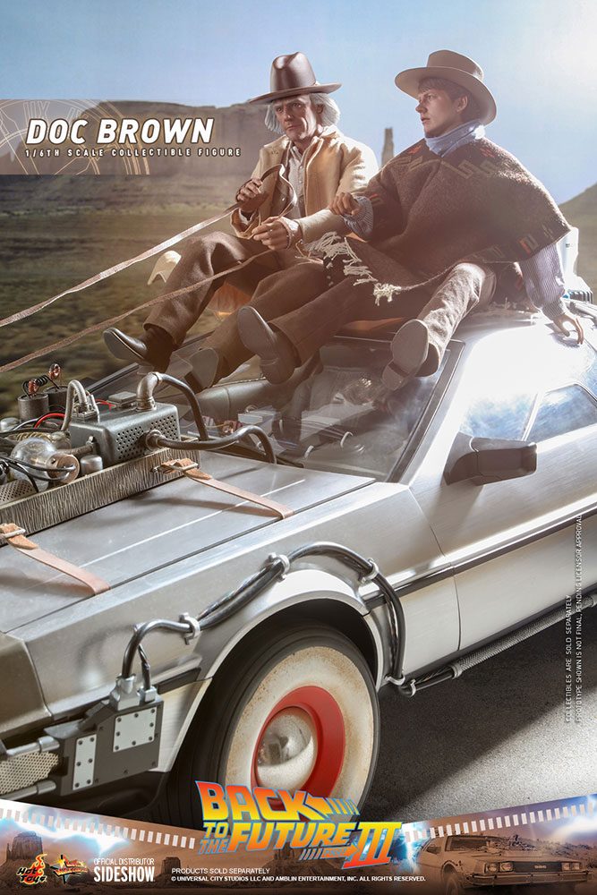 Zurück in die Zukunft III Movie Masterpiece Actionfigur 1/6 Doc Brown 32 cm