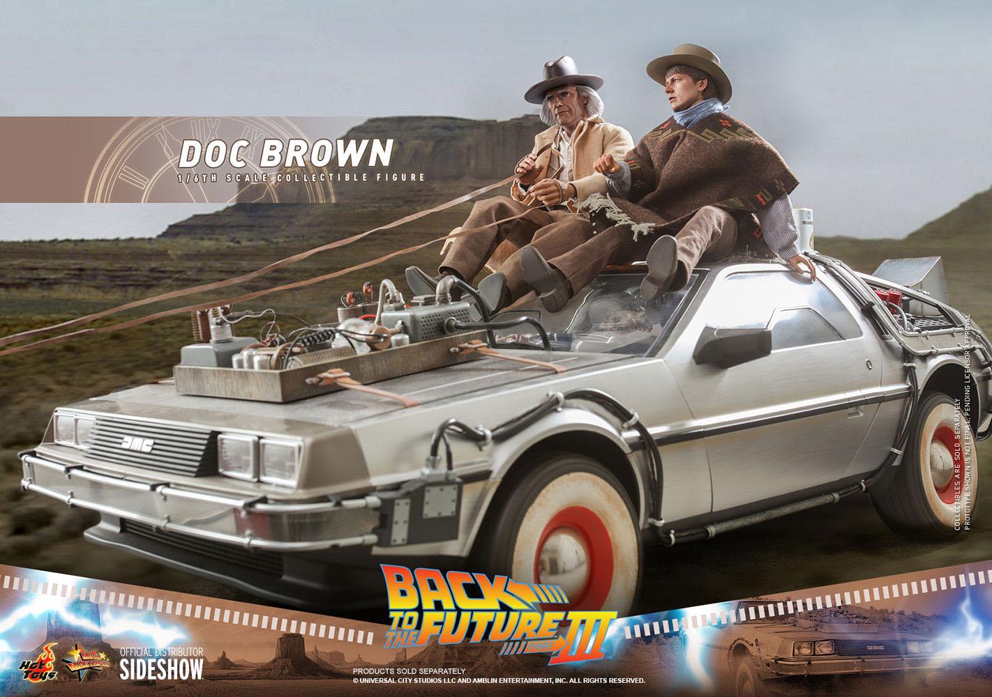 Zurück in die Zukunft III Movie Masterpiece Actionfigur 1/6 Doc Brown 32 cm