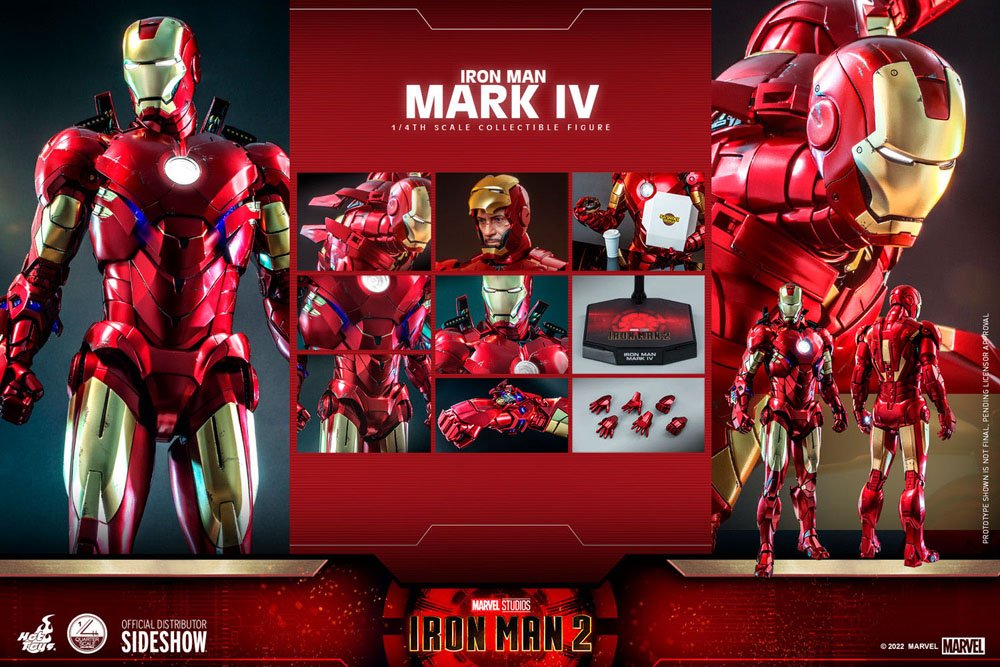 Iron Man 2 Actionfigur 1/4 Iron Man Mark IV 49 cm