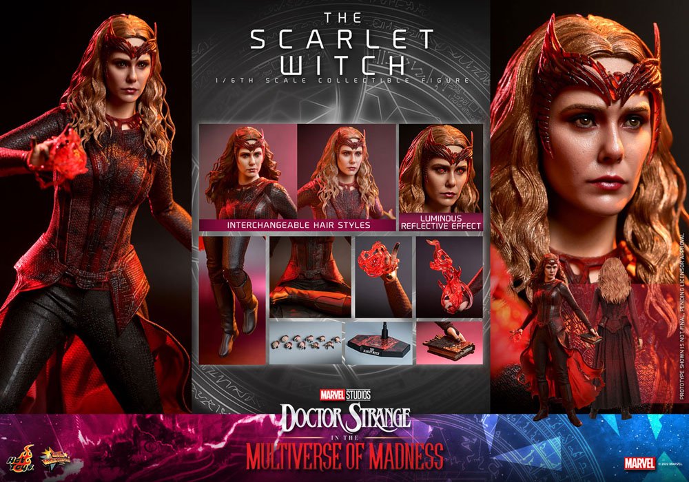 Doctor Strange in the Multiverse of Madness Movie Masterpiece Actionfigur 1/6 The Scarlet Witch 28 cm