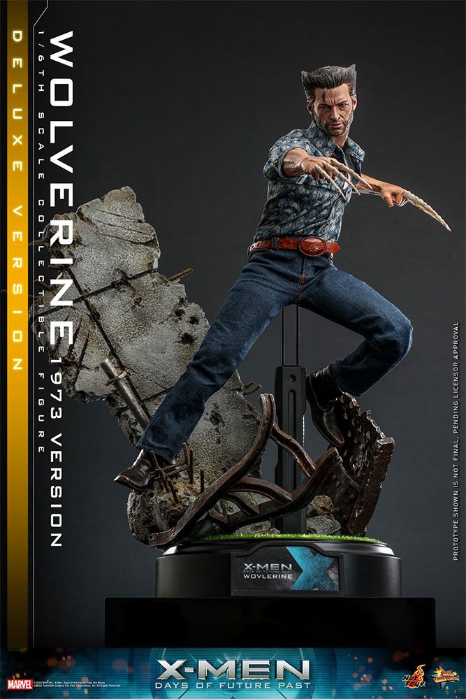 X-Men Zukunft ist Vergangenheit Movie Masterpiece Actionfigur 1/6 Wolverine (1973 Version) Deluxe Version 30 cm