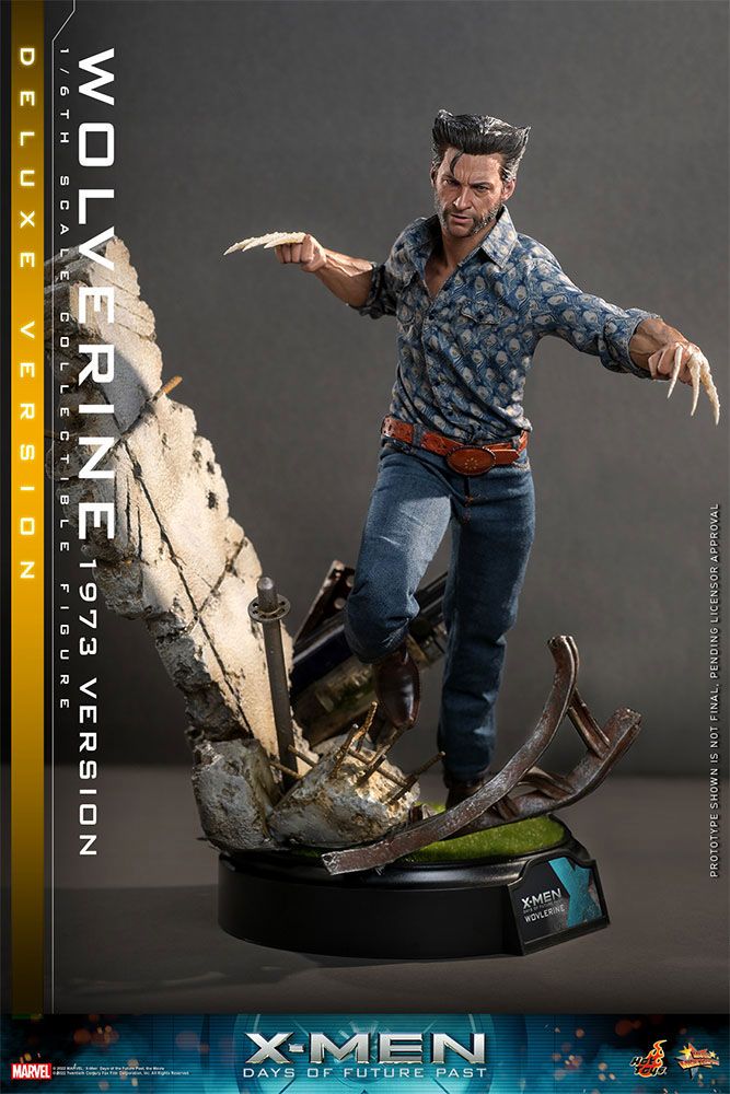 X-Men Zukunft ist Vergangenheit Movie Masterpiece Actionfigur 1/6 Wolverine (1973 Version) Deluxe Version 30 cm