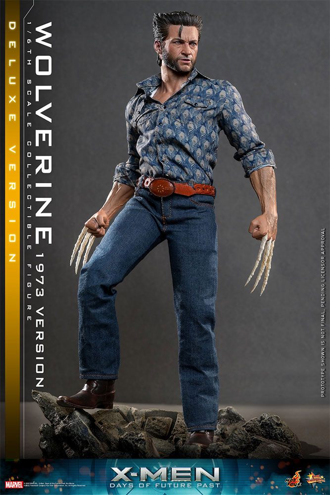 X-Men Zukunft ist Vergangenheit Movie Masterpiece Actionfigur 1/6 Wolverine (1973 Version) Deluxe Version 30 cm