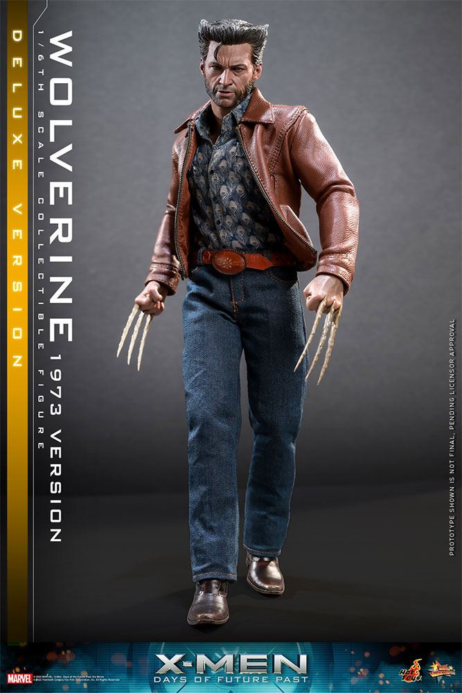 X-Men Zukunft ist Vergangenheit Movie Masterpiece Actionfigur 1/6 Wolverine (1973 Version) Deluxe Version 30 cm
