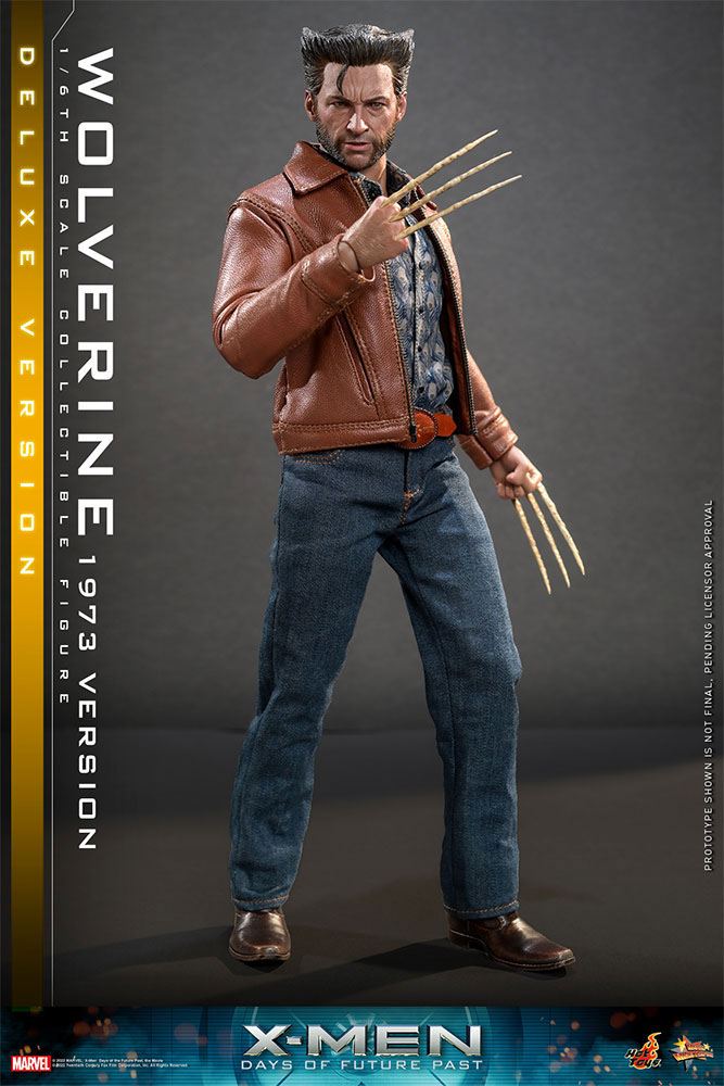 X-Men Zukunft ist Vergangenheit Movie Masterpiece Actionfigur 1/6 Wolverine (1973 Version) Deluxe Version 30 cm