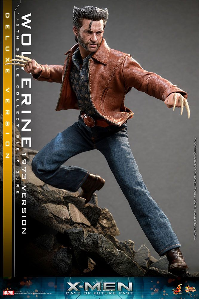 X-Men Zukunft ist Vergangenheit Movie Masterpiece Actionfigur 1/6 Wolverine (1973 Version) Deluxe Version 30 cm