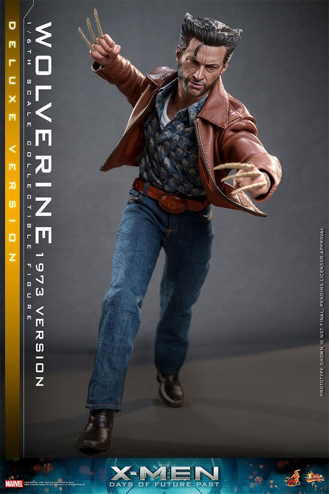 X-Men Zukunft ist Vergangenheit Movie Masterpiece Actionfigur 1/6 Wolverine (1973 Version) Deluxe Version 30 cm