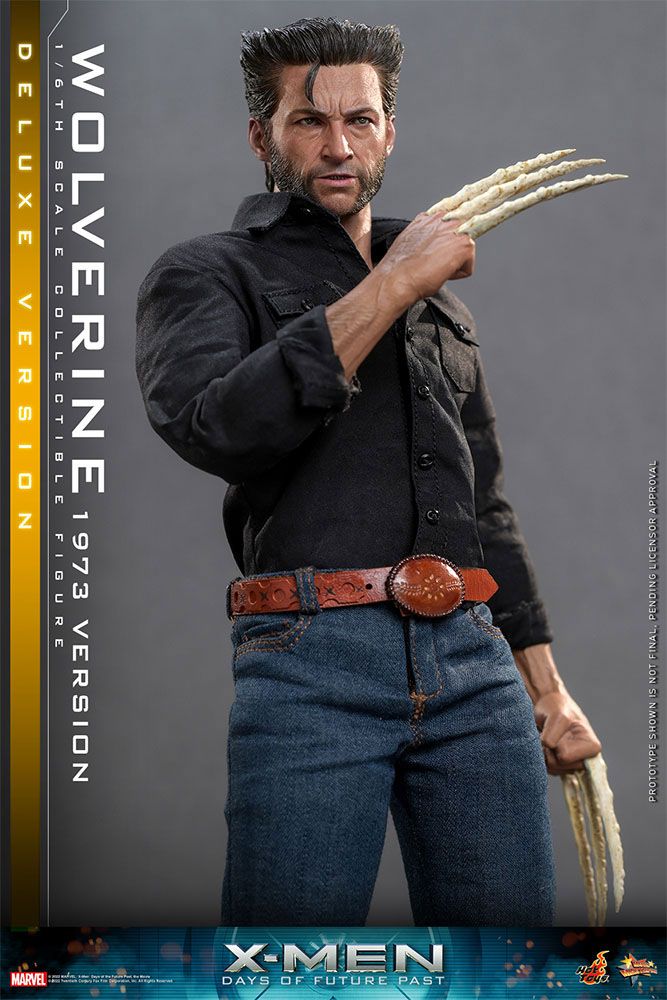 X-Men Zukunft ist Vergangenheit Movie Masterpiece Actionfigur 1/6 Wolverine (1973 Version) Deluxe Version 30 cm