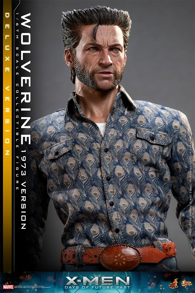 X-Men Zukunft ist Vergangenheit Movie Masterpiece Actionfigur 1/6 Wolverine (1973 Version) Deluxe Version 30 cm