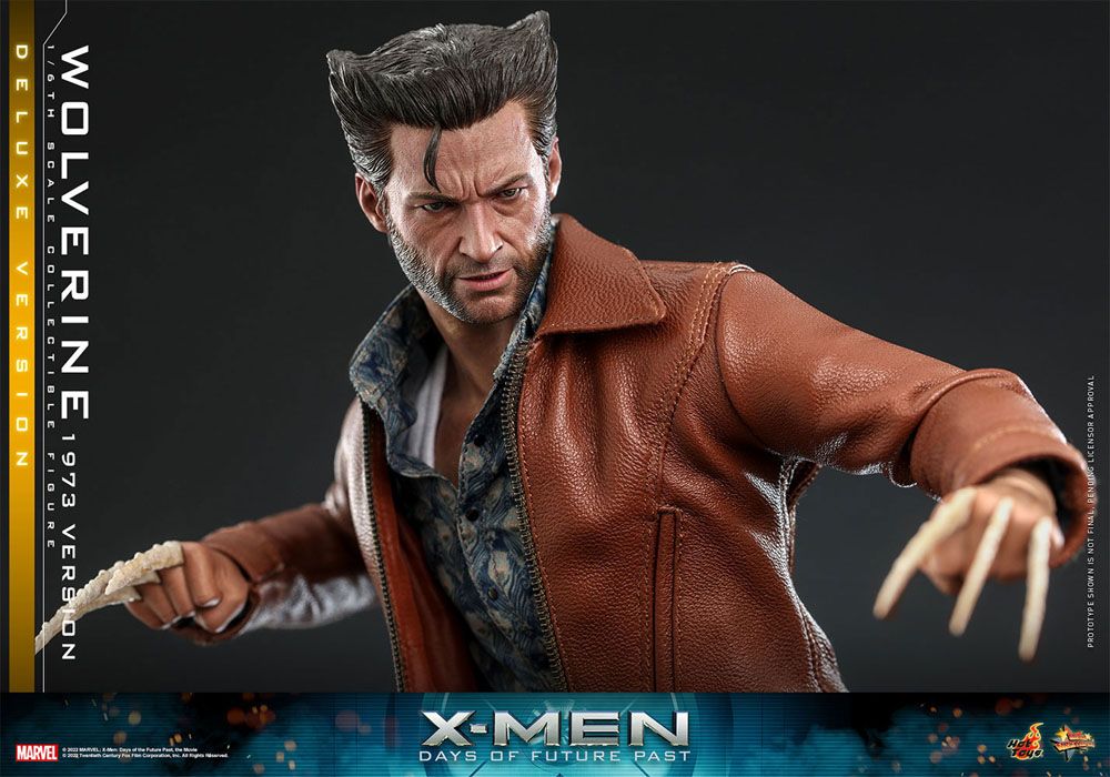 X-Men Zukunft ist Vergangenheit Movie Masterpiece Actionfigur 1/6 Wolverine (1973 Version) Deluxe Version 30 cm