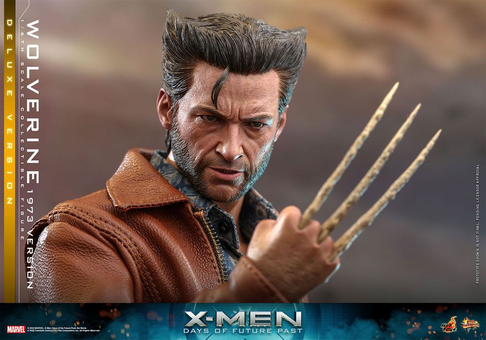 X-Men Zukunft ist Vergangenheit Movie Masterpiece Actionfigur 1/6 Wolverine (1973 Version) Deluxe Version 30 cm