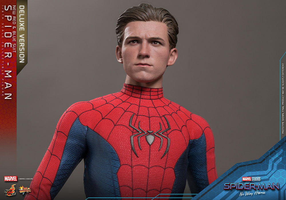 Spider-Man: No Way Home Movie Masterpiece Actionfigur 1/6 Spider-Man (New Red and Blue Suit) (Deluxe Version) 28 cm