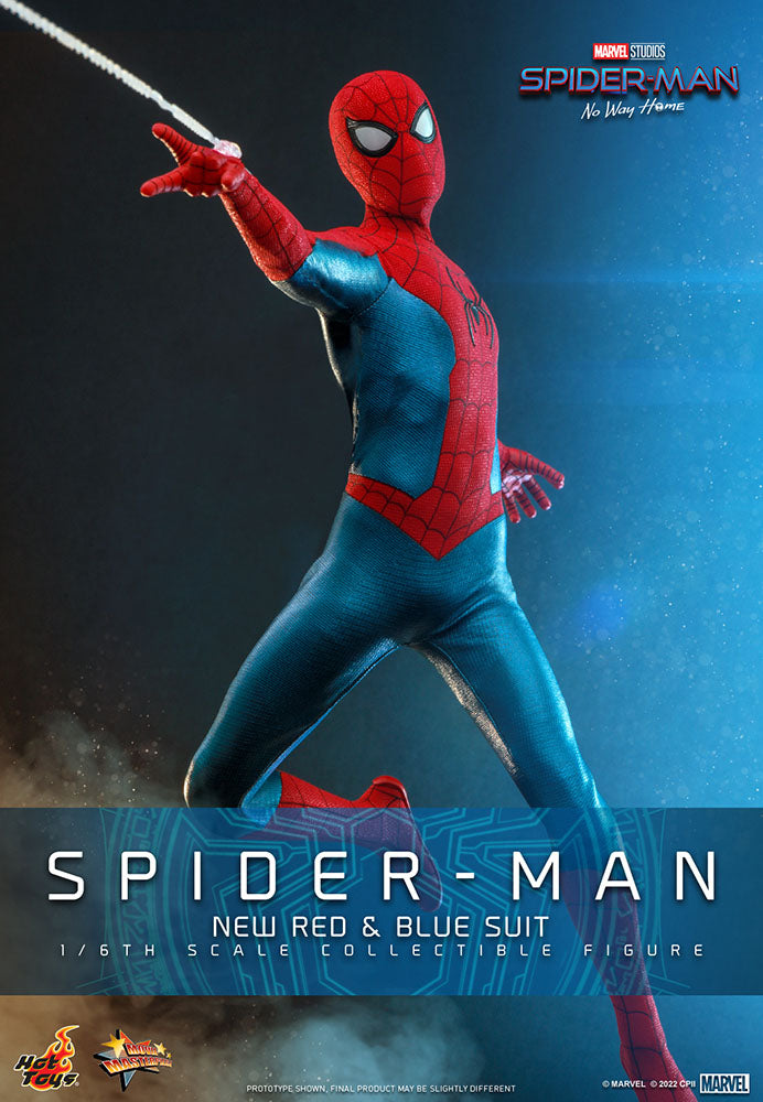 Spider-Man: No Way Home Movie Masterpiece Actionfigur 1/6 Spider-Man (New Red and Blue Suit) 28 cm