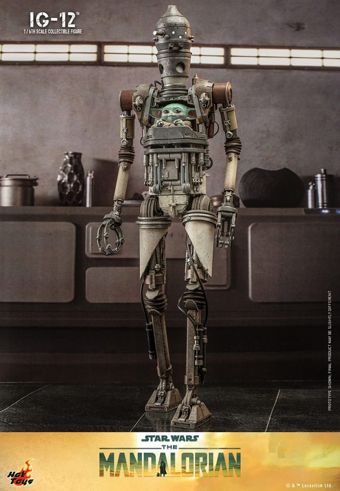 Star Wars: The Mandalorian Actionfigur 1/6 IG-12 36 cm