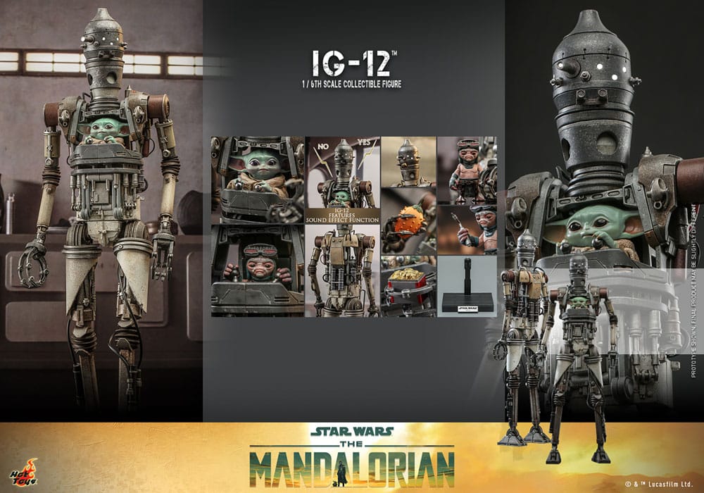 Star Wars: The Mandalorian Actionfigur 1/6 IG-12 36 cm