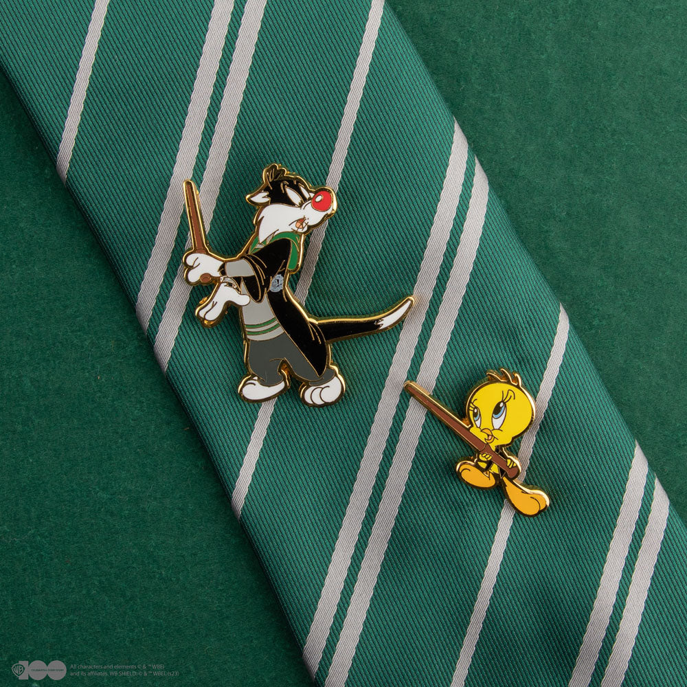 Looney Tunes Ansteck-Pins 2er-Pack Tweety & Sylvester at Hogwarts