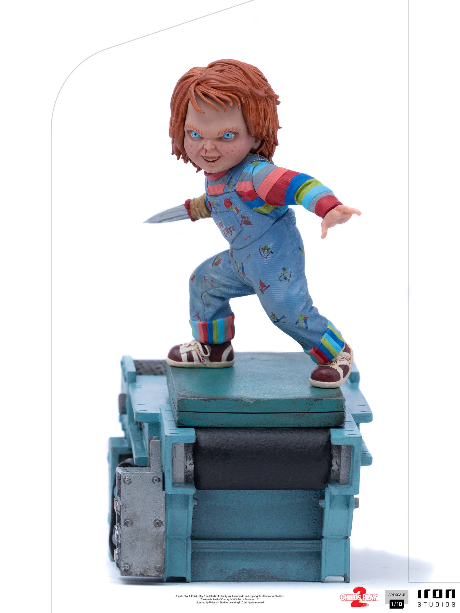 Chucky 2 - Die Mörderpuppe ist wieder da Art Scale Statue 1/10 Chucky 15 cm