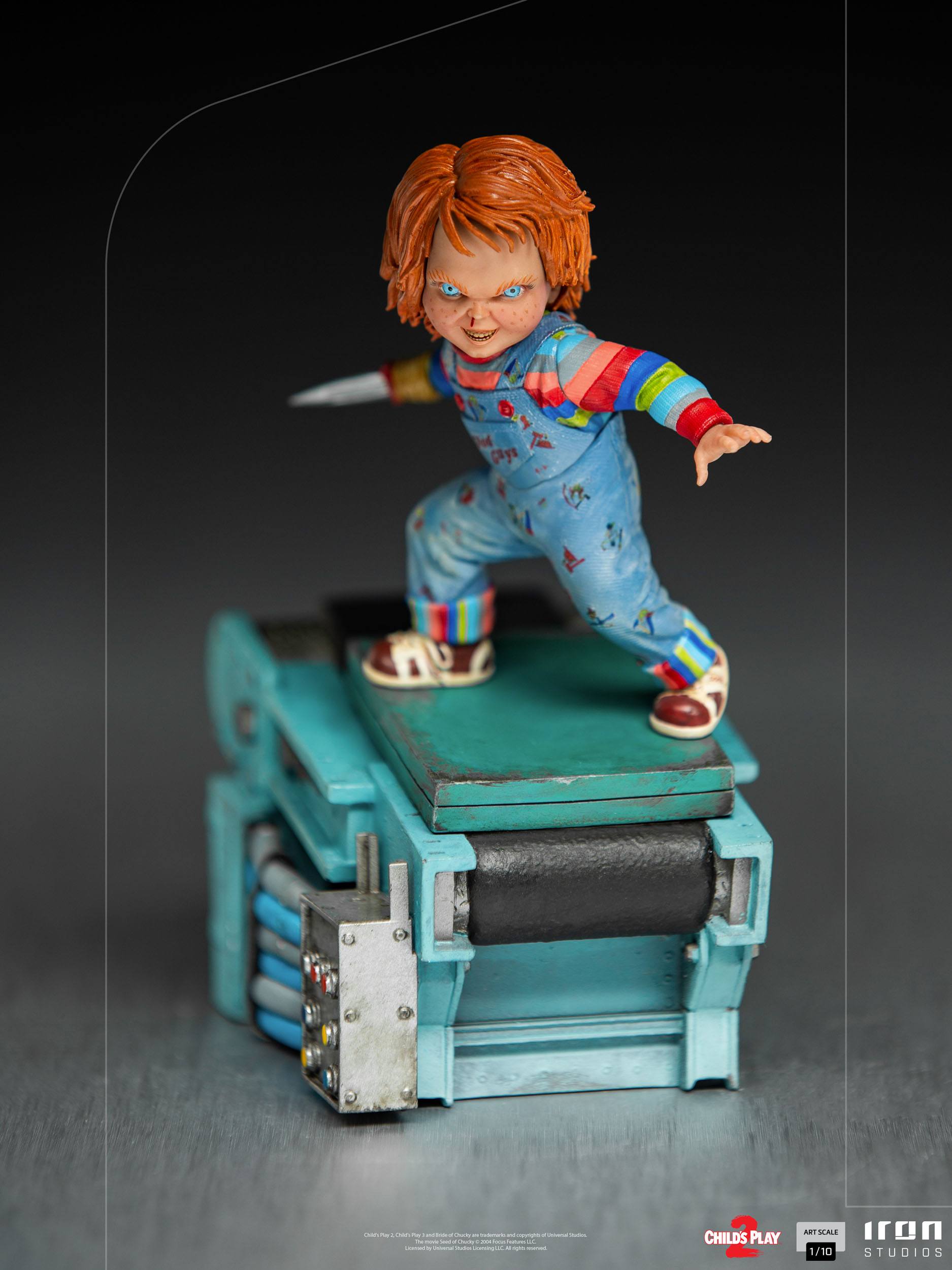 Chucky 2 - Die Mörderpuppe ist wieder da Art Scale Statue 1/10 Chucky 15 cm