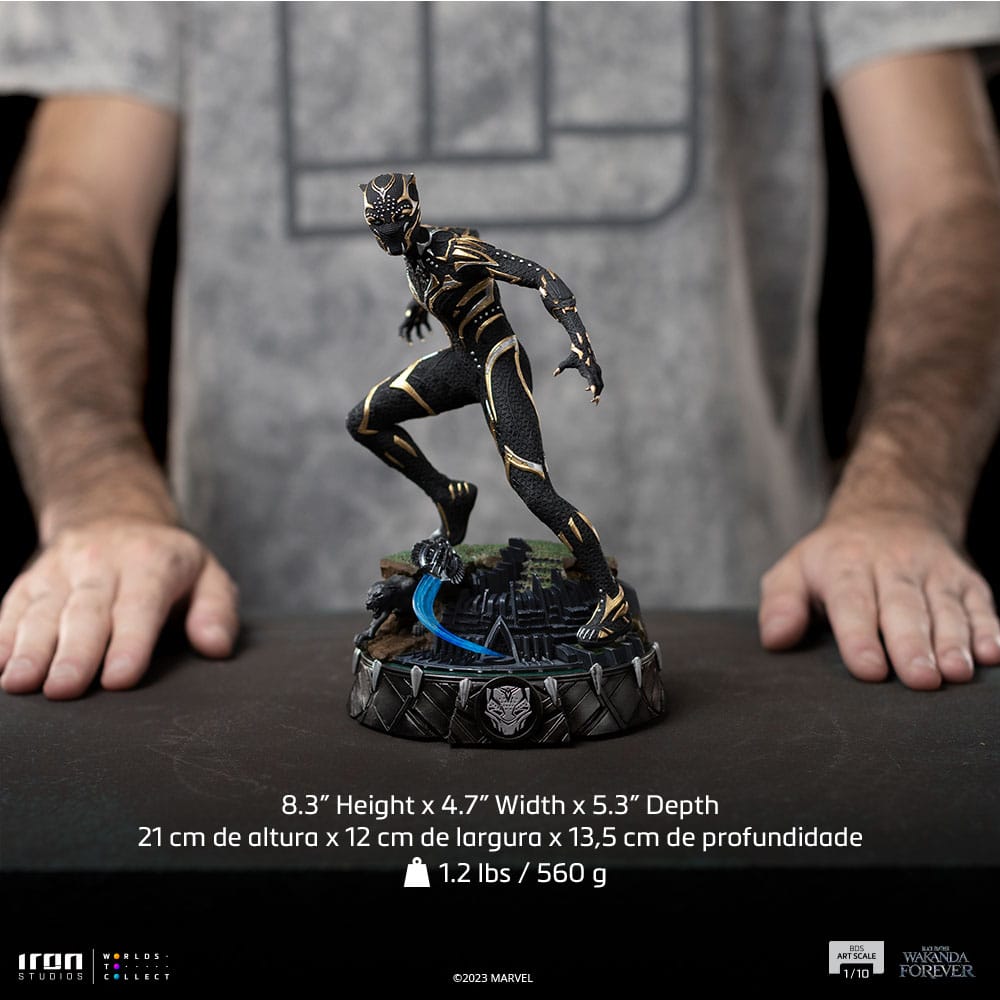 Marvel Art Scale Statue 1 10 Wakanda Forever Black Panther 21 cm