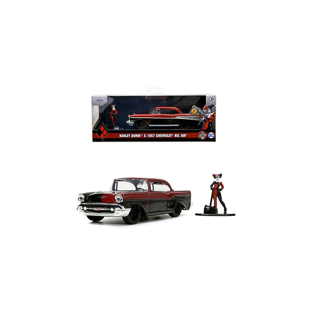 DC Comics Diecast Modelle 1/32 Harley Quinn 1957 Chevy Bel Air Display (6)