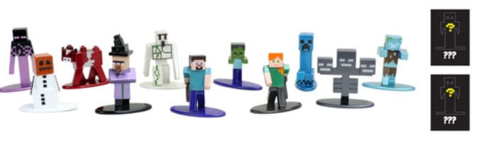 Minecraft Nano Metalfigs Diecast Minifiguren 18-er Pack Wave 8 4 cm