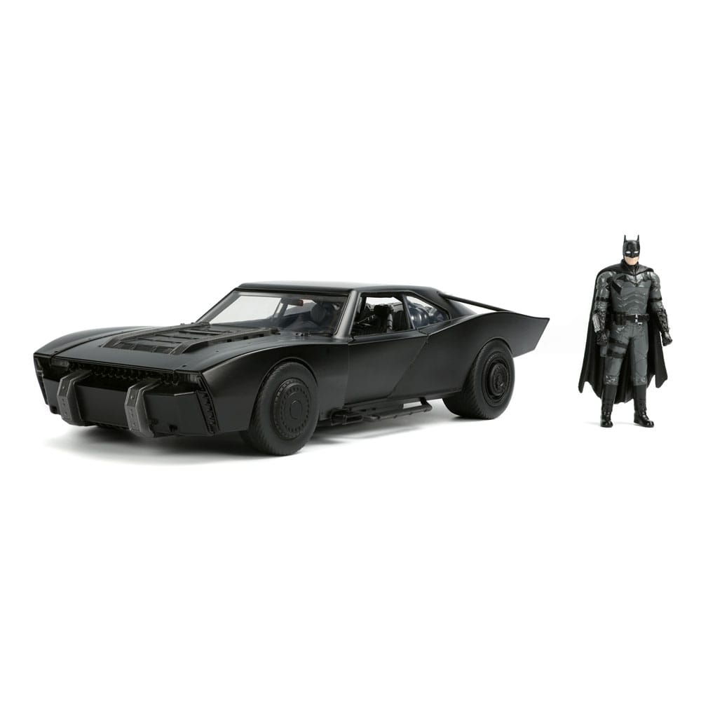 Batman 2022 Hollywood Rides Diecast Modell 1/18 2022 Batmobil mit Figur