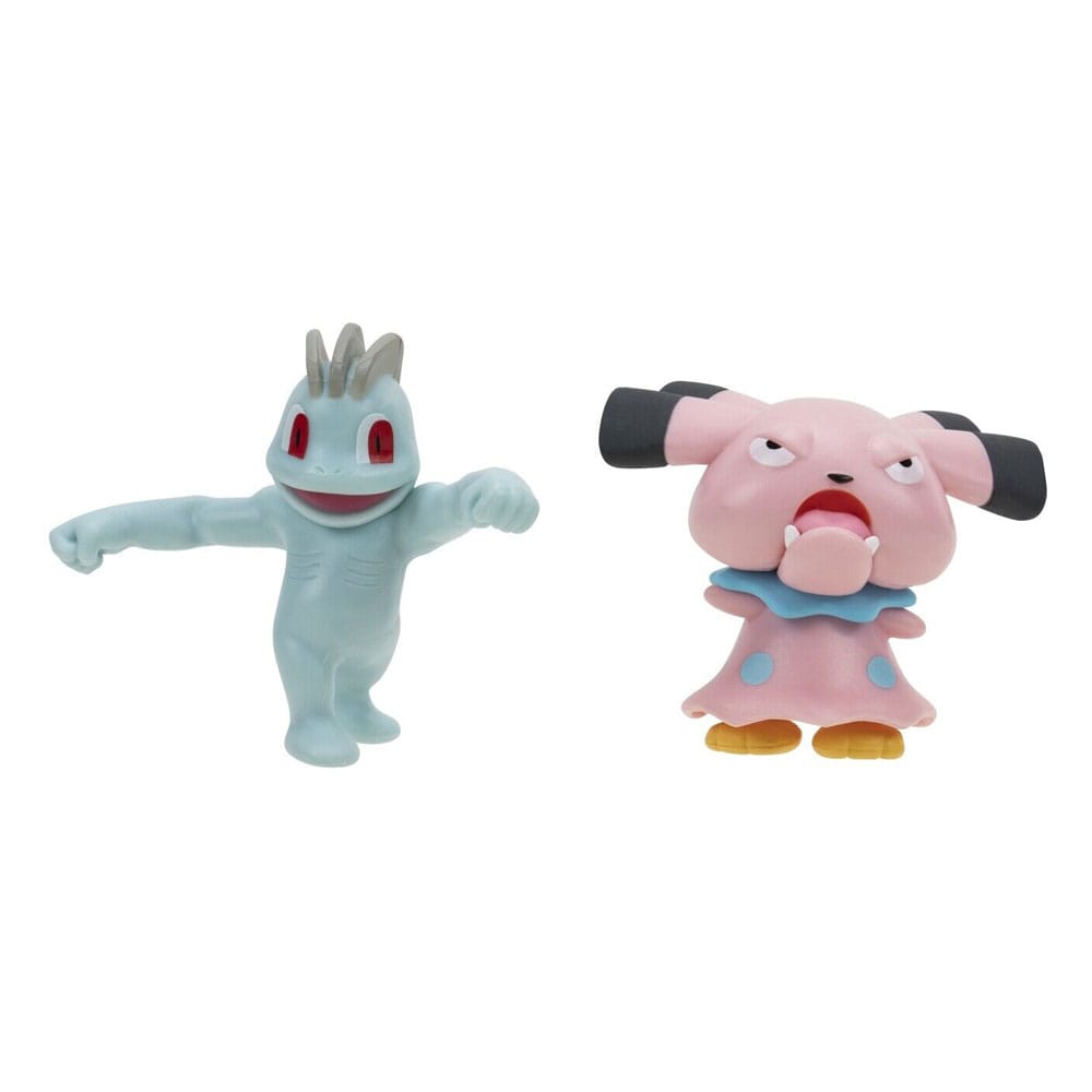 Pokémon Battle Figure Set Figuren 2er-Pack Machollo, Snubbull