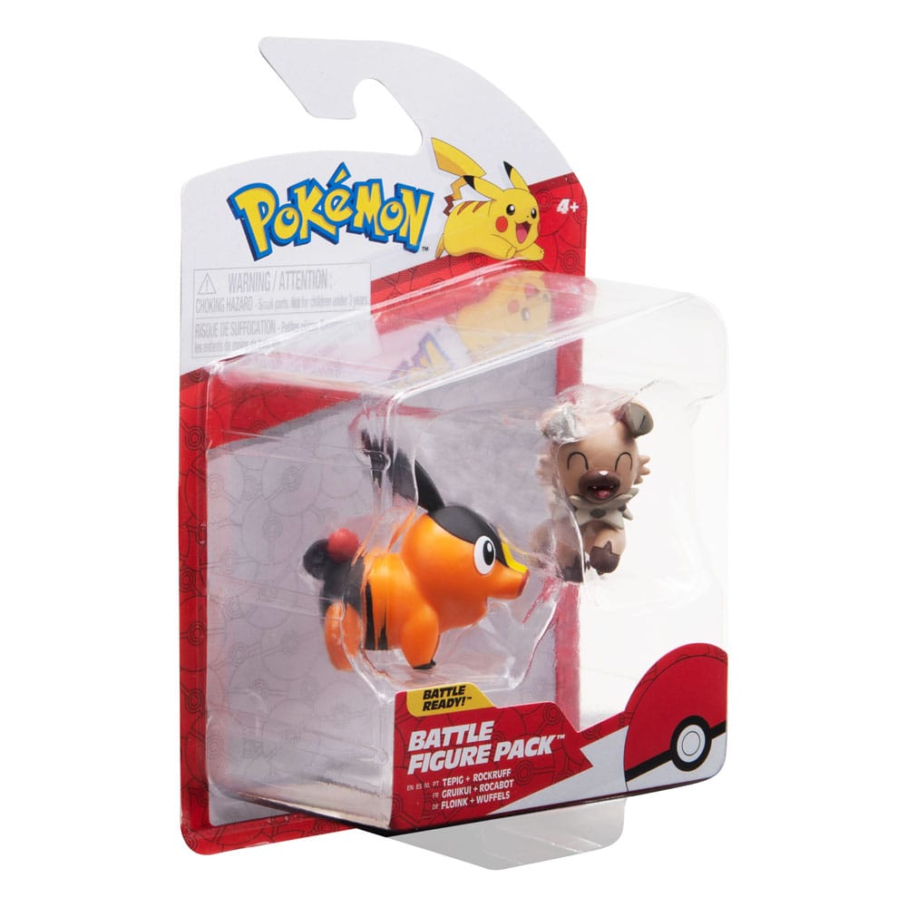 Pokémon Battle Figure Set Figuren 2er-Pack Floink, Wuffels