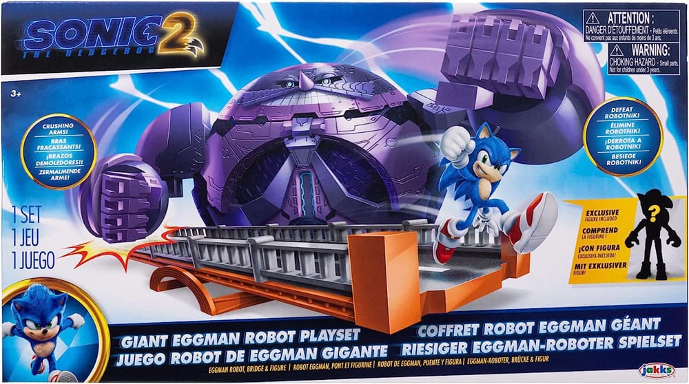 Sonic The Hedgehog Actionfiguren Sonic The Movie 2 Eggman Robot & Sonic