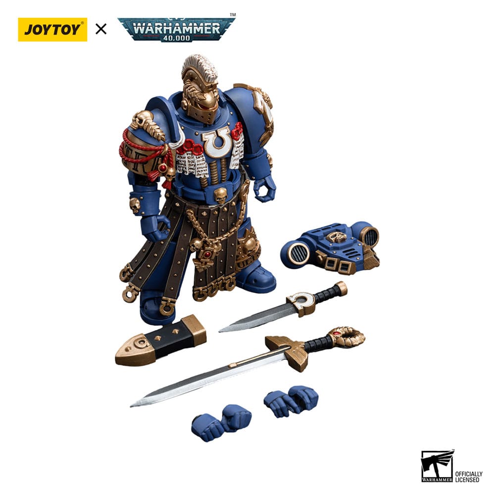 Warhammer 40k Actionfigur 1/18 Ultramarines Honour Guard Chapter Champion 12 cm