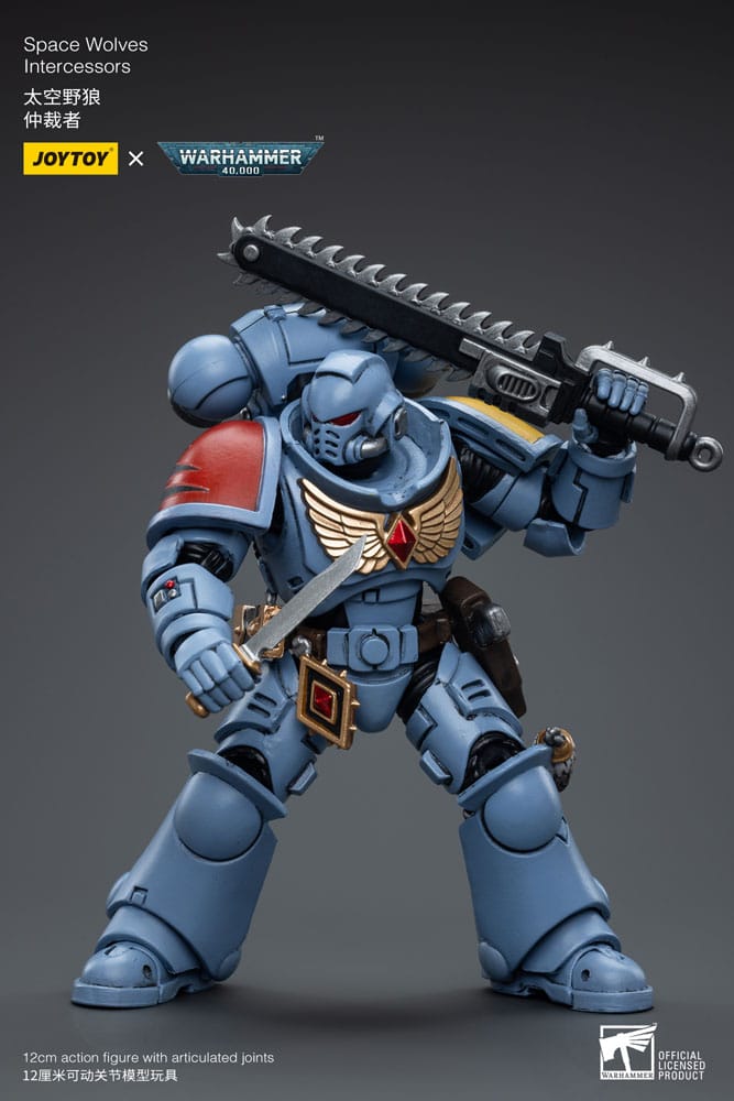 Warhammer 40k Actionfigur 1/18 Space Wolves Intercessors 12 cm