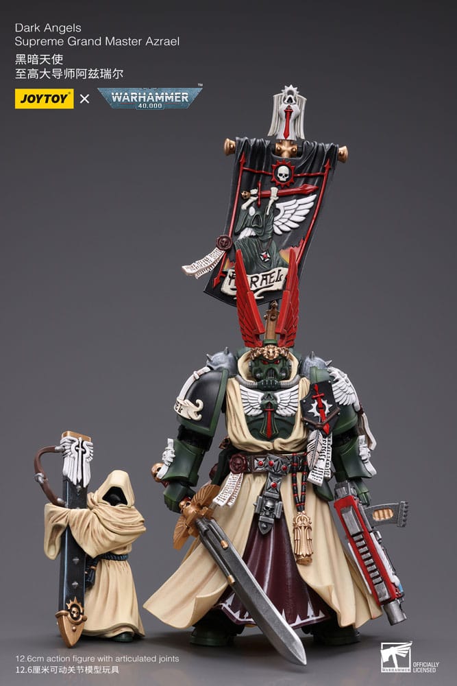 Warhammer 40k Actionfigur 1/18 Dark Angels Supreme Grand Master Azrael 13 cm