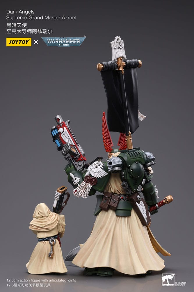 Warhammer 40k Actionfigur 1/18 Dark Angels Supreme Grand Master Azrael 13 cm