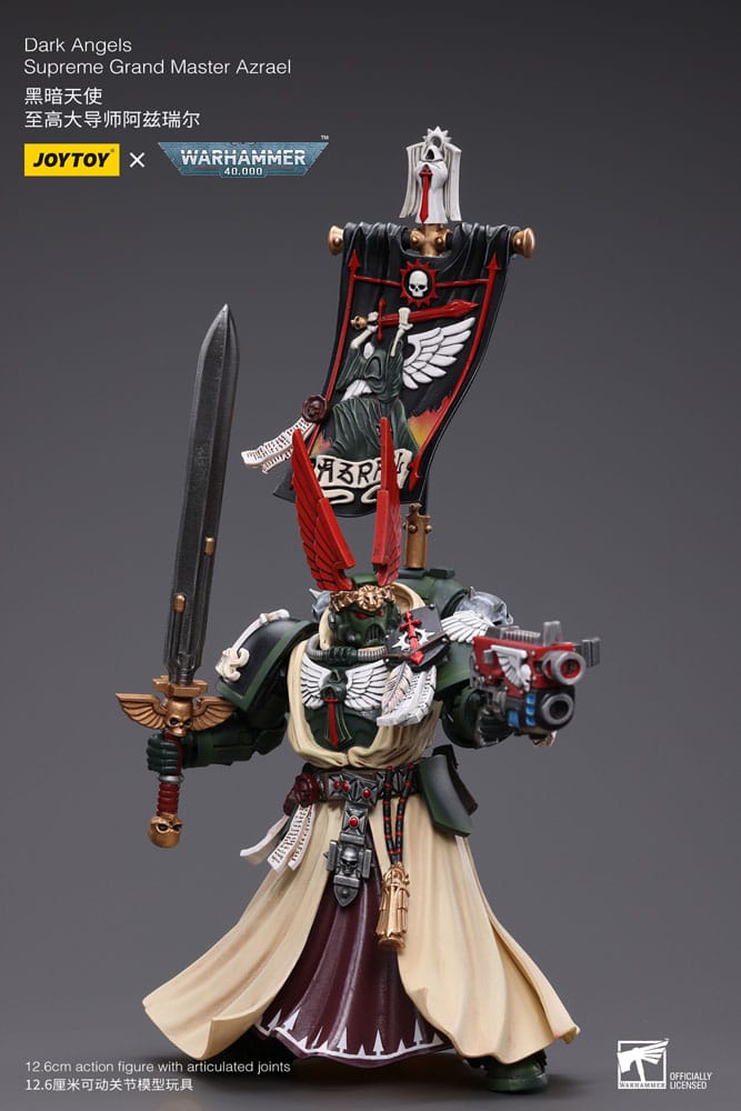 Warhammer 40k Actionfigur 1/18 Dark Angels Supreme Grand Master Azrael 13 cm