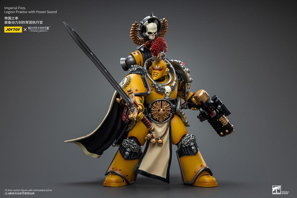 Warhammer The Horus Heresy Actionfigur 1/18 Imperial Fists Legion Praetor with Power Sword 12 cm