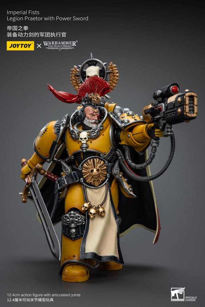 Warhammer The Horus Heresy Actionfigur 1/18 Imperial Fists Legion Praetor with Power Sword 12 cm