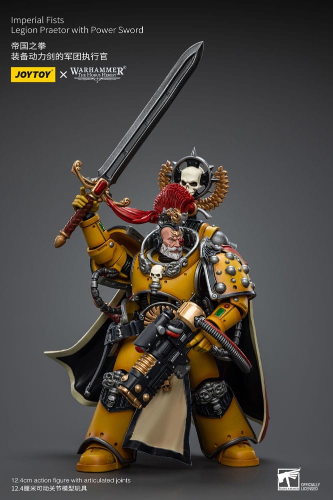 Warhammer The Horus Heresy Actionfigur 1/18 Imperial Fists Legion Praetor with Power Sword 12 cm